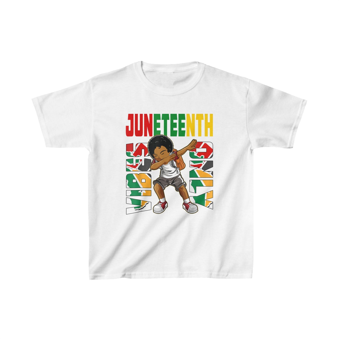 Kids Heavy Cotton Juneteenth Tee