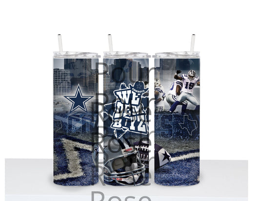 Custom Dallas Cowboys Tumbler (1 week processing)