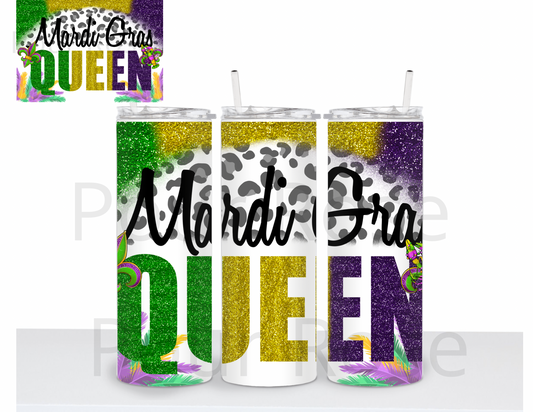 Mardi Gras Tumbler